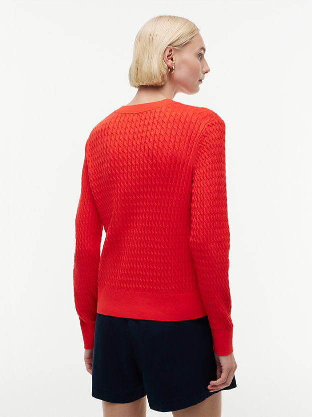 Cable Knit Crew Neck Jumper