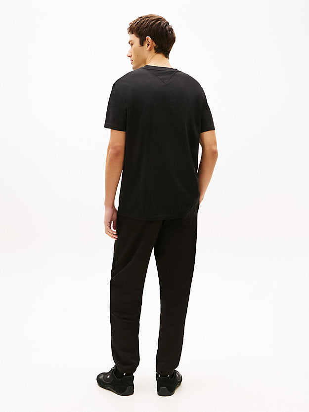 Linear Logo Embroidery Jersey T-Shirt