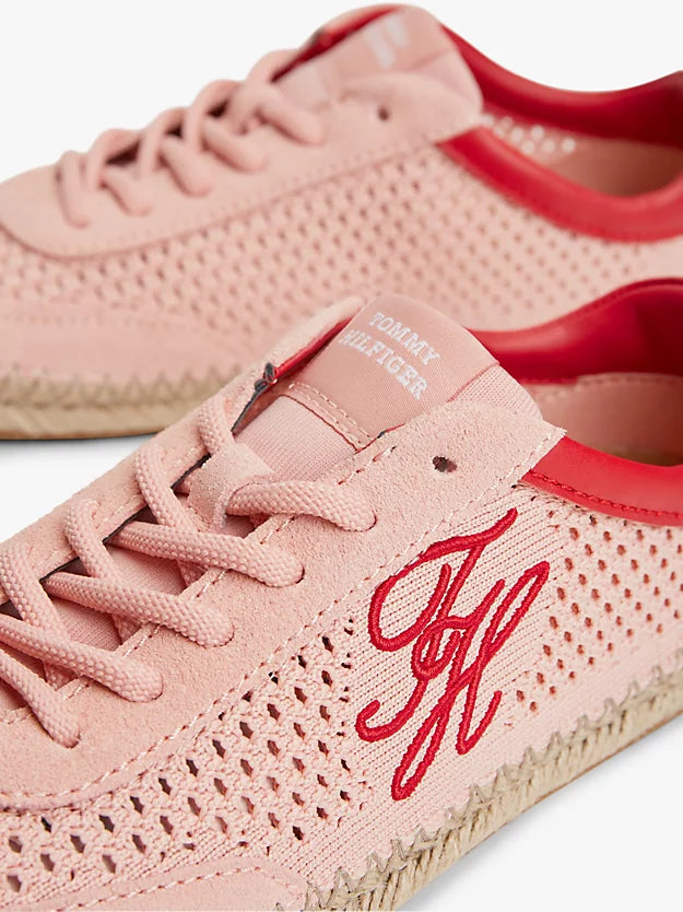 Logo Rope Midsole Knit Trainers