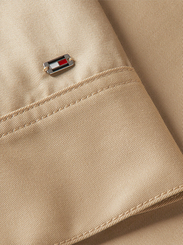 Logo Patch Pocket Twill Short Jacket