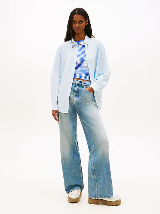 Relaxed Fit Linen Blend Shirt