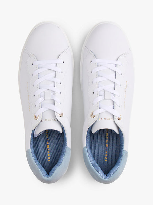 Leather Cupsole Platform Trainers