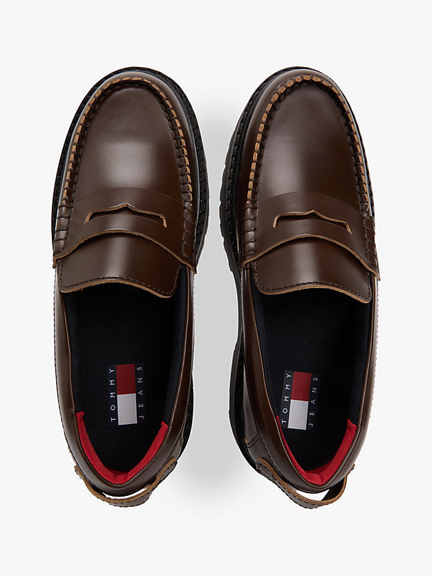 Archive Leather Chunky Cleat Loafers
