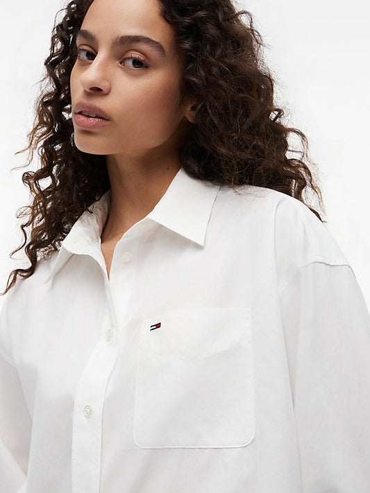 Oversized Fit Poplin Shirt