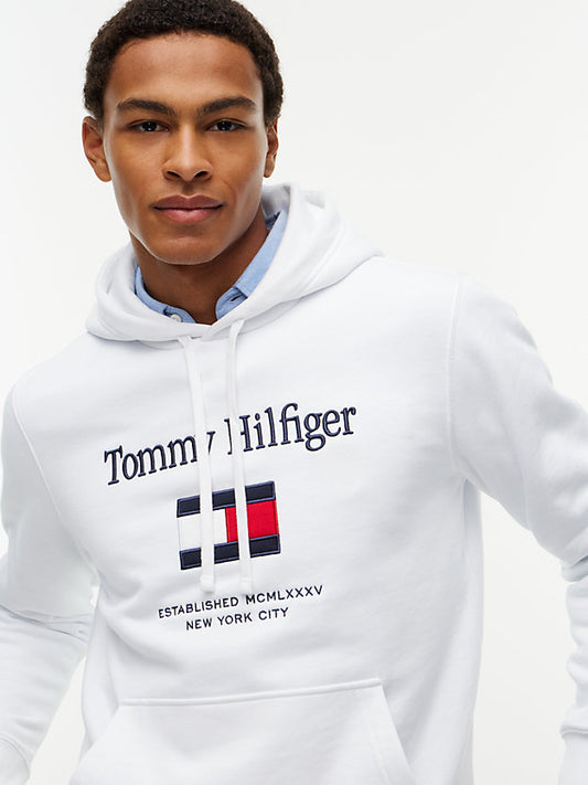 Logo Embroidery Fleece Hoody