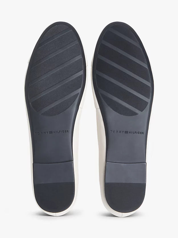 Monogram Leather Ballerinas