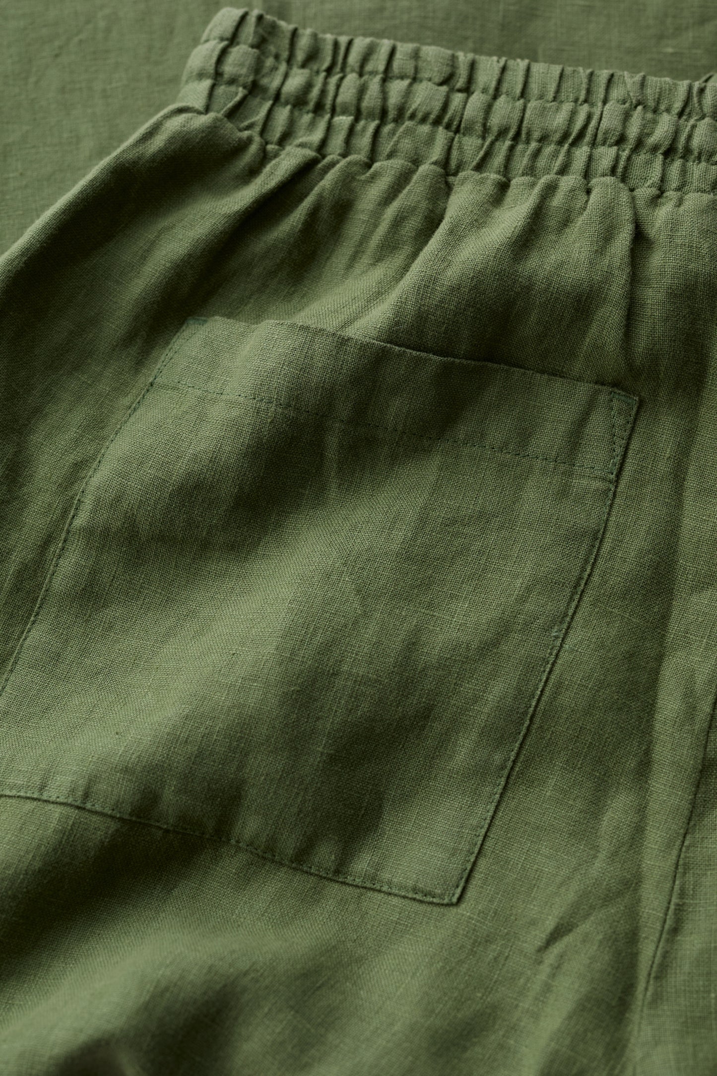 Tide Flow Wide Leg Linen Crops