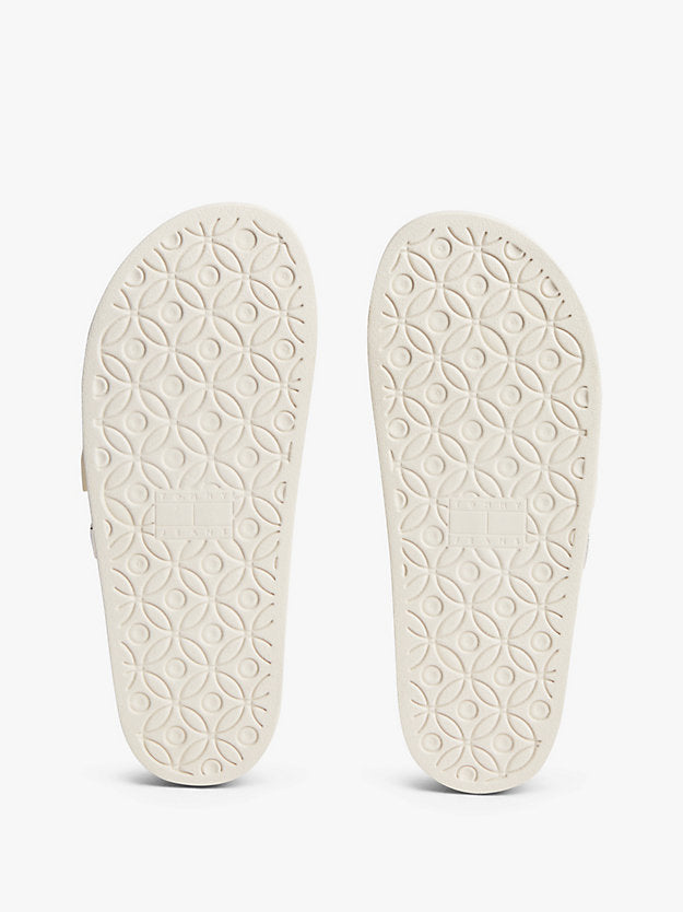 Double Buckle Strap Jelly Slides