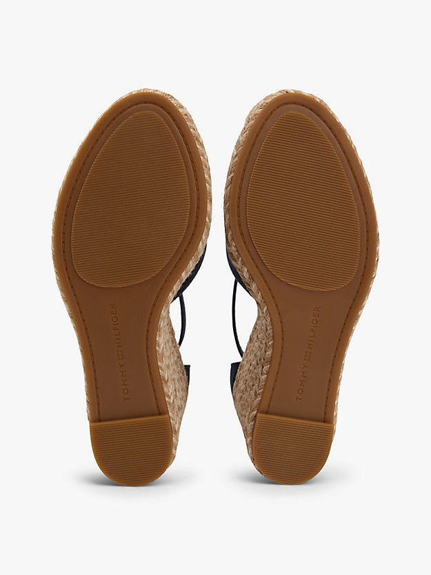 Canvas High Wedge Espadrilles
