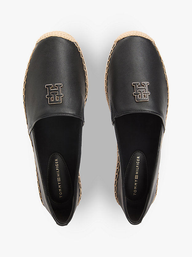 Monogram Leather Espadrilles