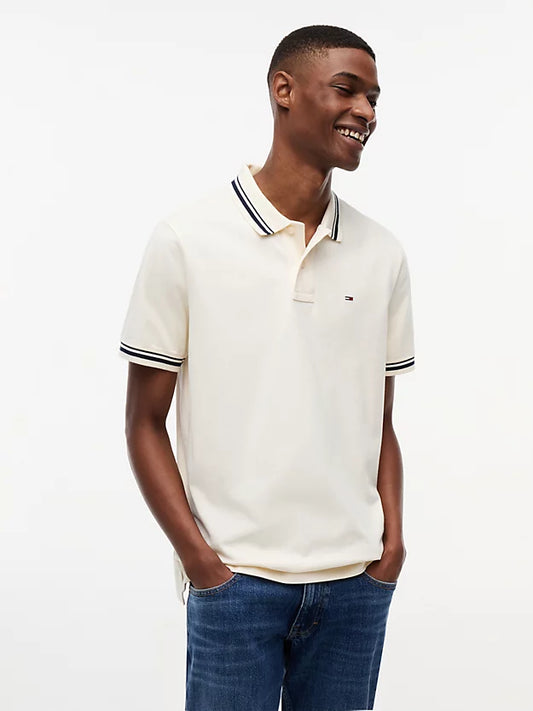 Flag Regular Fit Tipped Polo Shirt