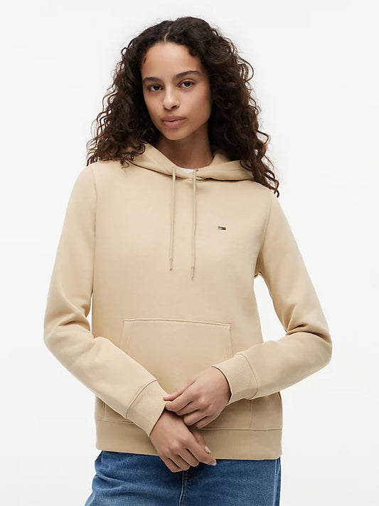Flag Embroidery Fleece Drawstring Hoody