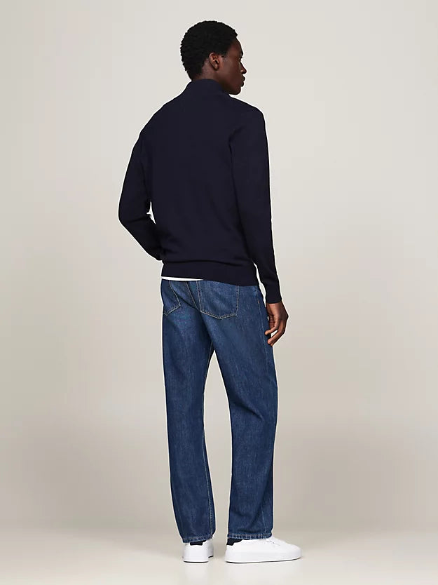 Flag Embroidery Zip-Thru Jumper