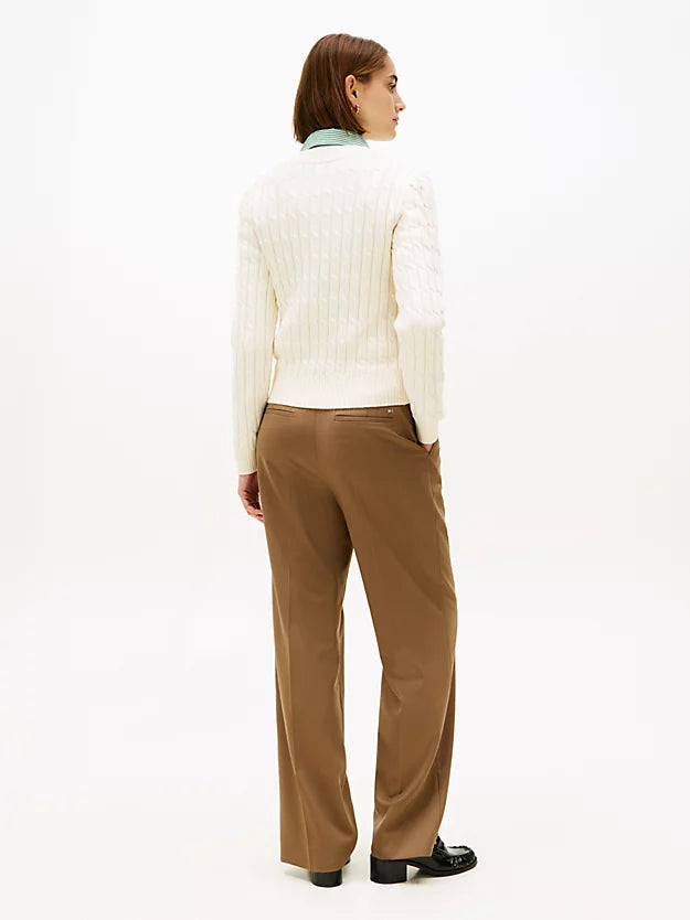 Cable Knit Crew Neck Jumper