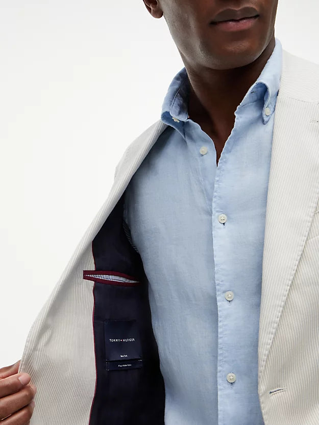 New York Label Regular Fit Dobby Blazer
