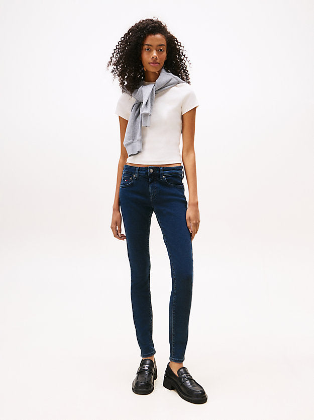 Faded Low Rise Skinny Jeans