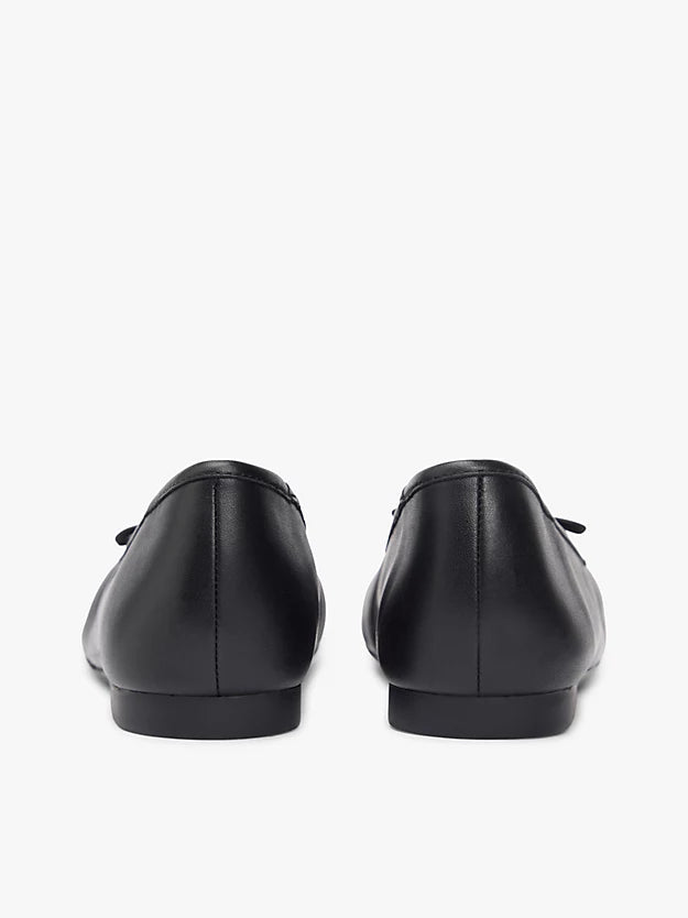 Monogram Charm Leather Ballerinas