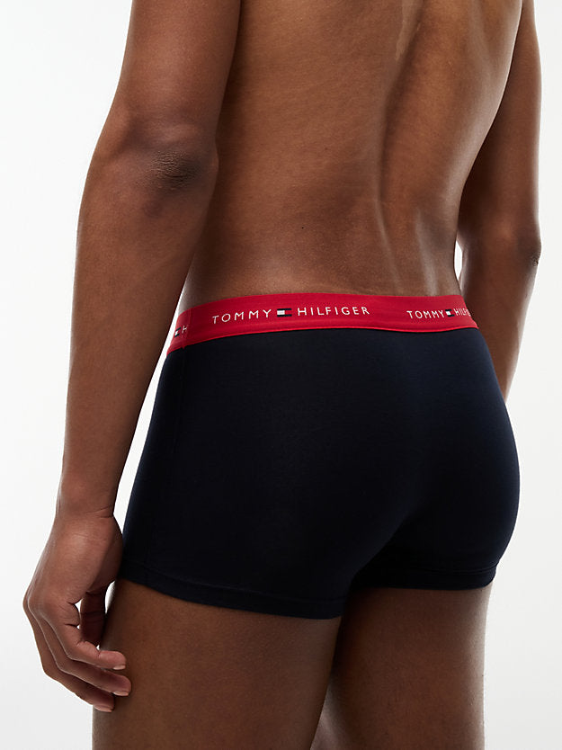 3-Pack Signature Repeat Logo Waistband Trunks