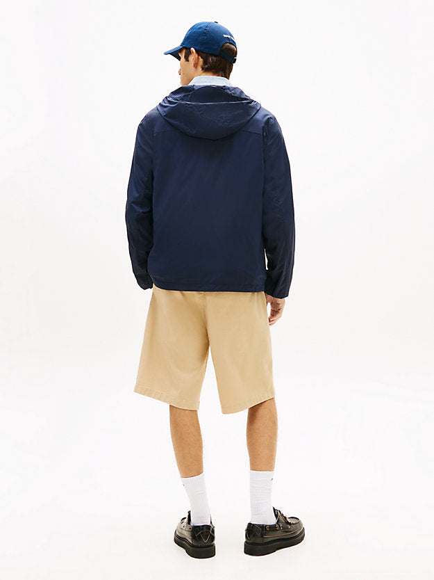 Water Repellent Ripstop Hooded Zip-Thru Jacket