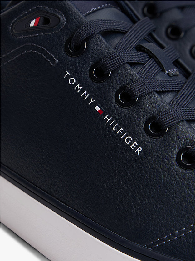 Logo Lace-Up Trainers WiLeather