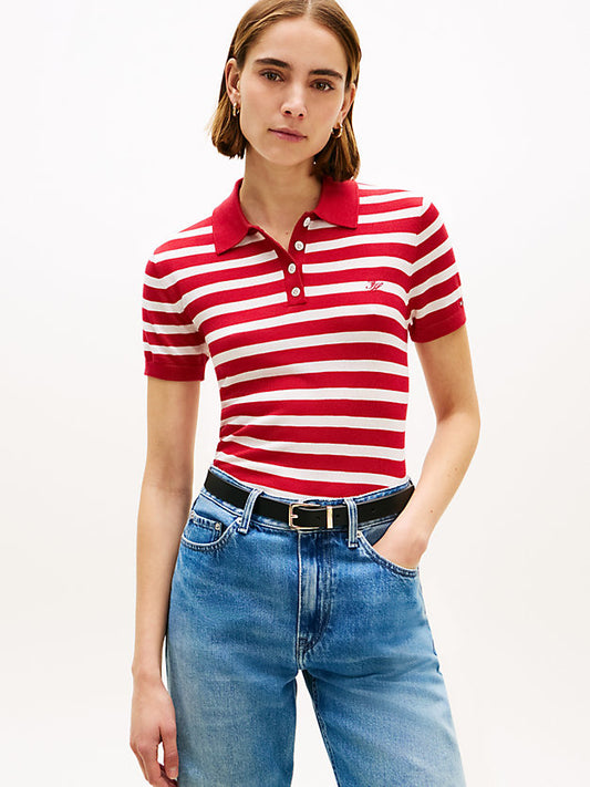 Short Sleeve Polo Jumper WiSilk