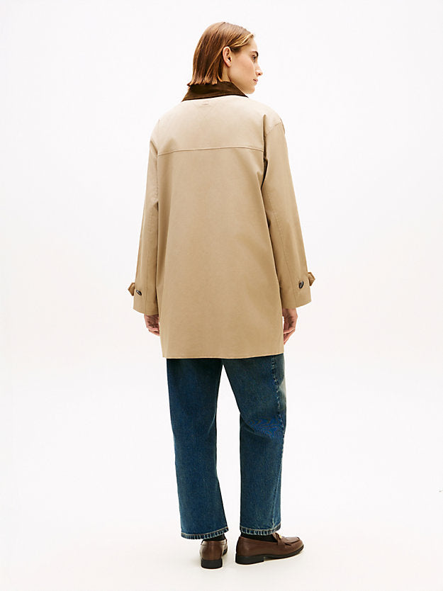 Water Repellent Twill 2-In-1 Coat