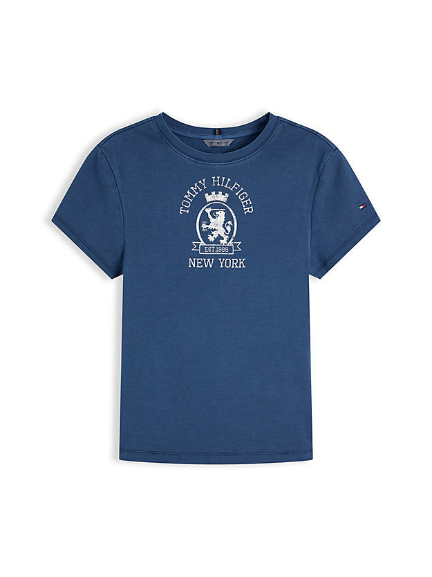 Washed Crest Slim T-Shirt