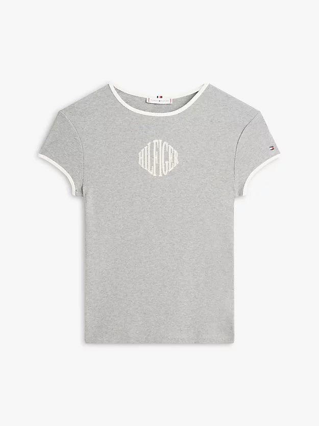Logo Slim Ringer T-Shirt