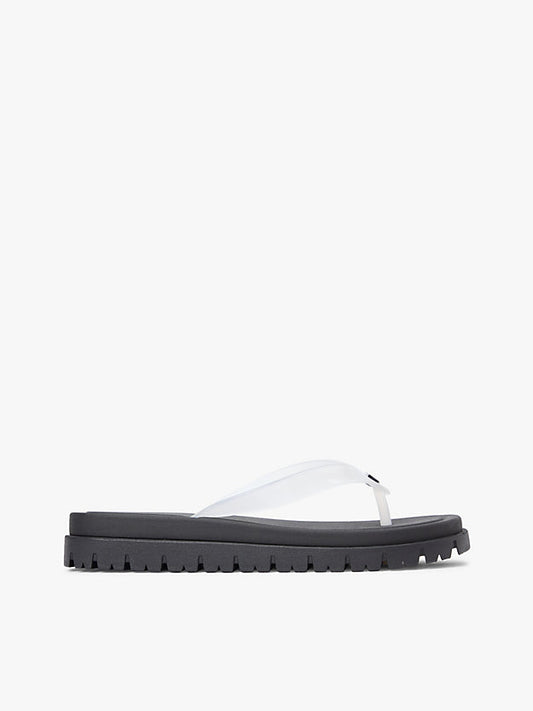 Jelly Cleat Wedge Flip-Flops