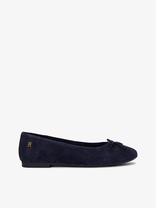 Monogram Suede Ballerinas
