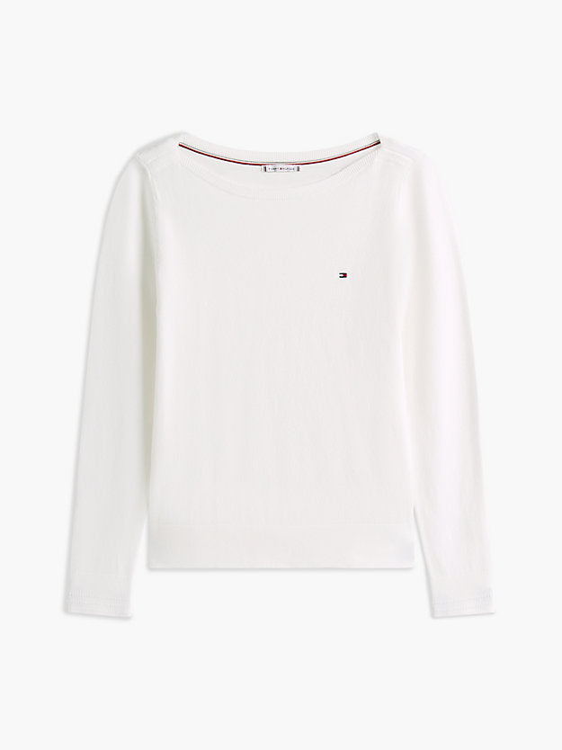 Boat Neck Jersey Jumper