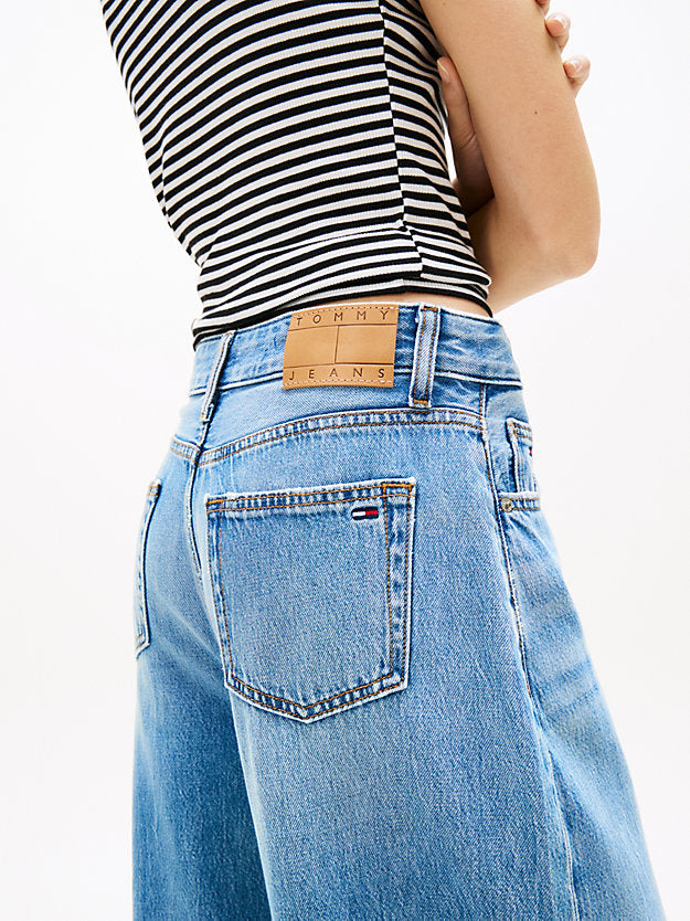 Whiskered Balloon Tapered Leg Jeans