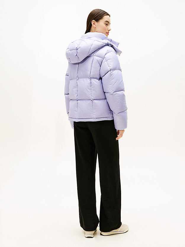 Shiny Quilted Down Alaska Puffer Jacket