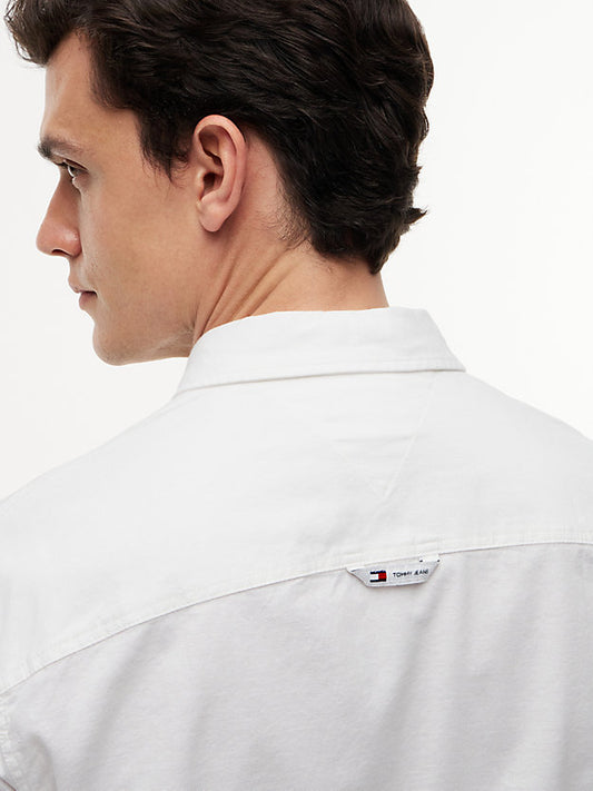 Stretch Oxford Cotton Slim Fit Shirt