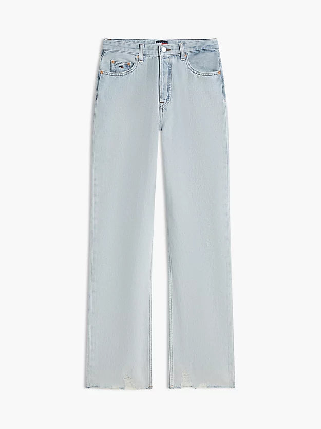 High Rise Slim Straight Jeans