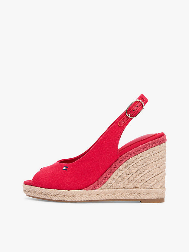Hemp Slingback Wedge Espadrilles