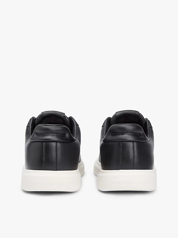 Lightweight Leather Cupsole Court Trainers