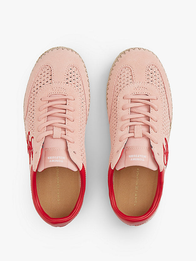 Logo Rope Midsole Knit Trainers