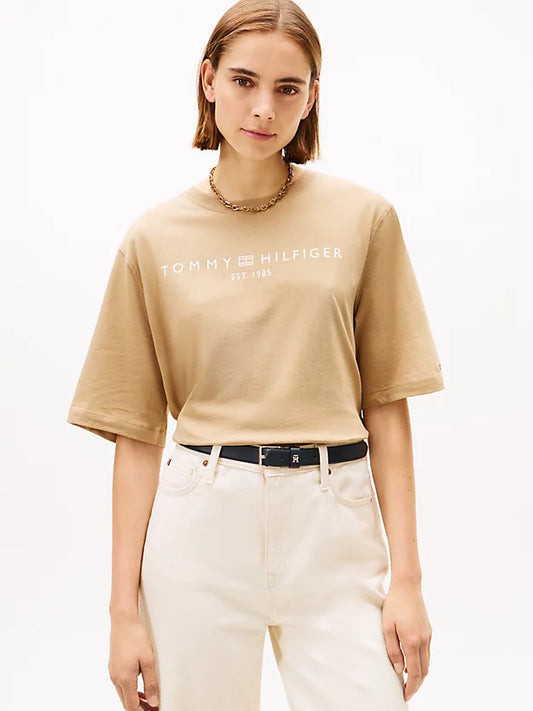 Logo Relaxed Crew Neck T-Shirt
