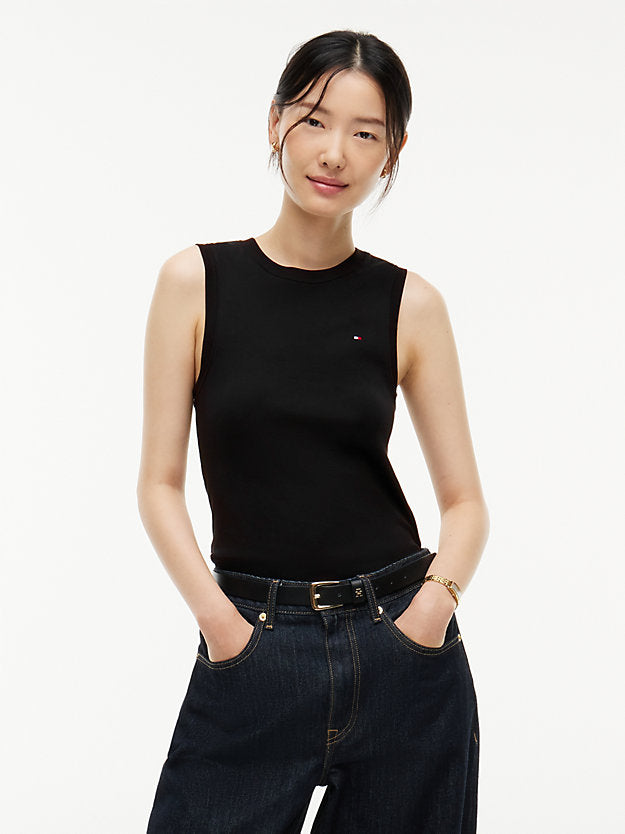 Slim Crew Neck Tank Top