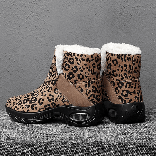 Damen Plüsch Air Cushion Schneestiefel