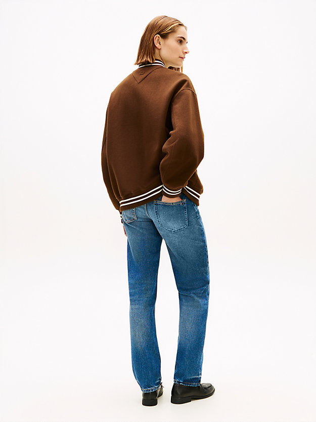 Double-Faced Wool Blend Bomber Jacket