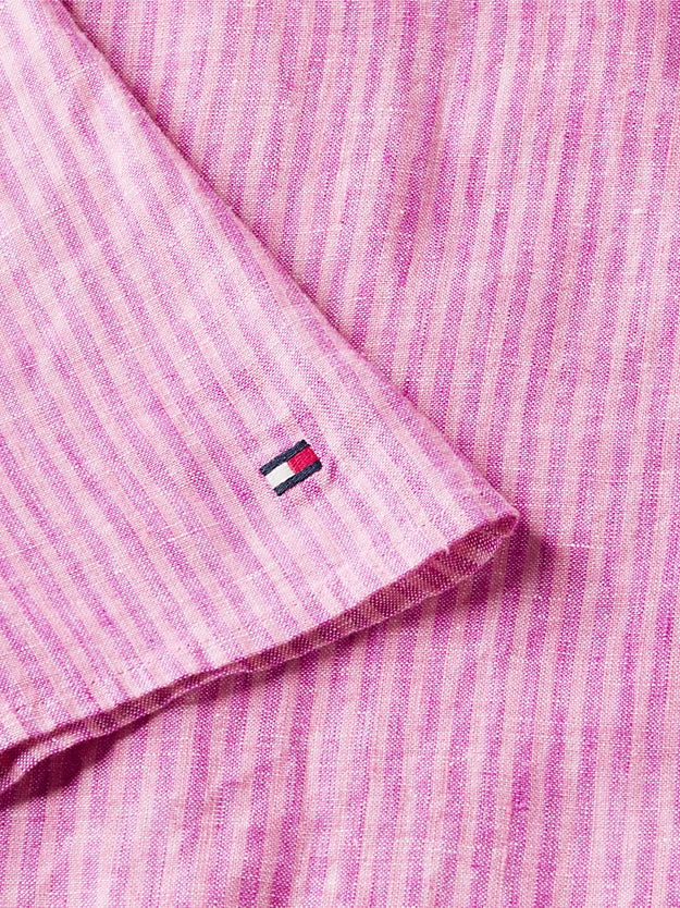 Relaxed Fit Pure Linen Wrap Blouse