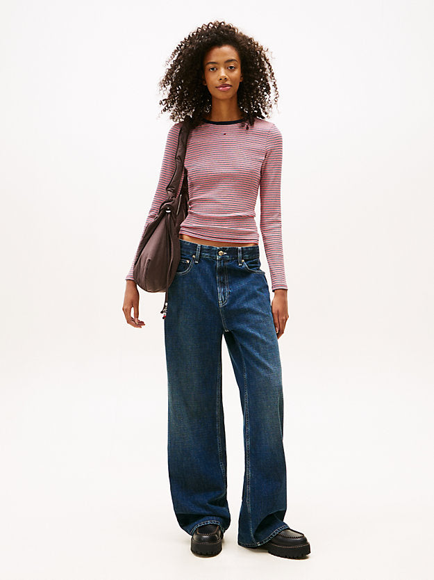 Slim Ribbed Long Sleeve T-Shirt