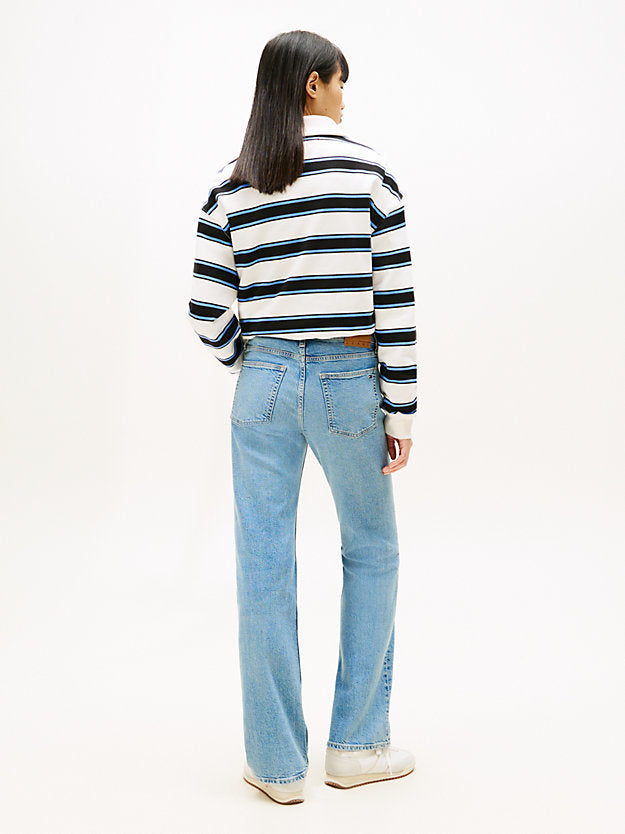Faded Mid Rise Bootcut Jeans