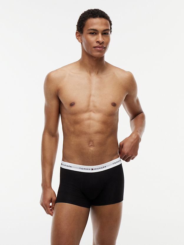 3-Pack Signature Repeat Logo Waistband Trunks