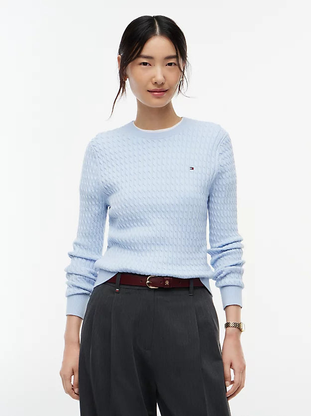 Cable Knit Crew Neck Jumper