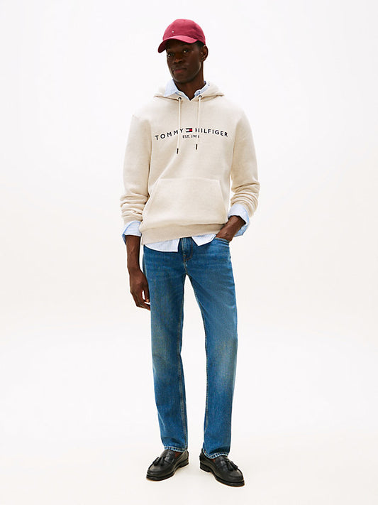 Logo Embroidery Fleece Hoody