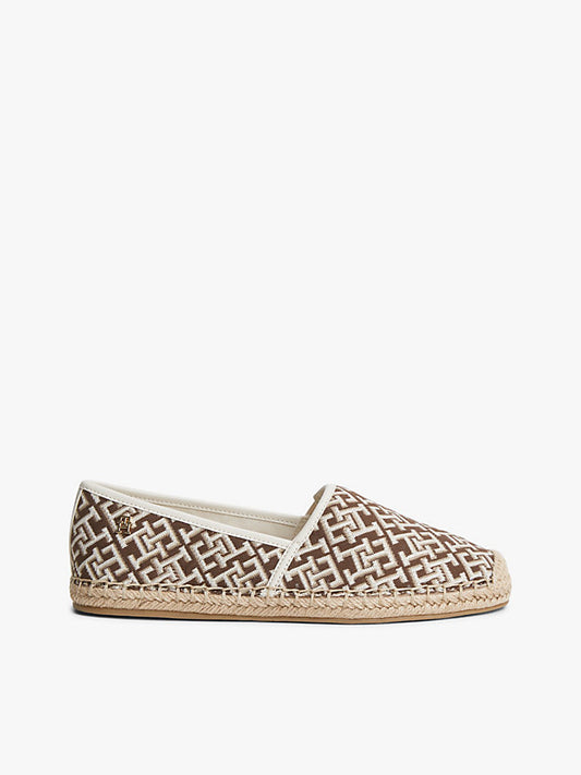Monogram Plaque Jacquard Espadrilles