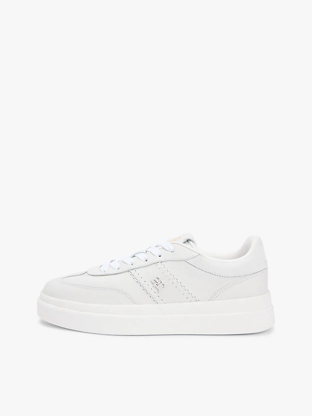 Leather Monogram Court Trainers